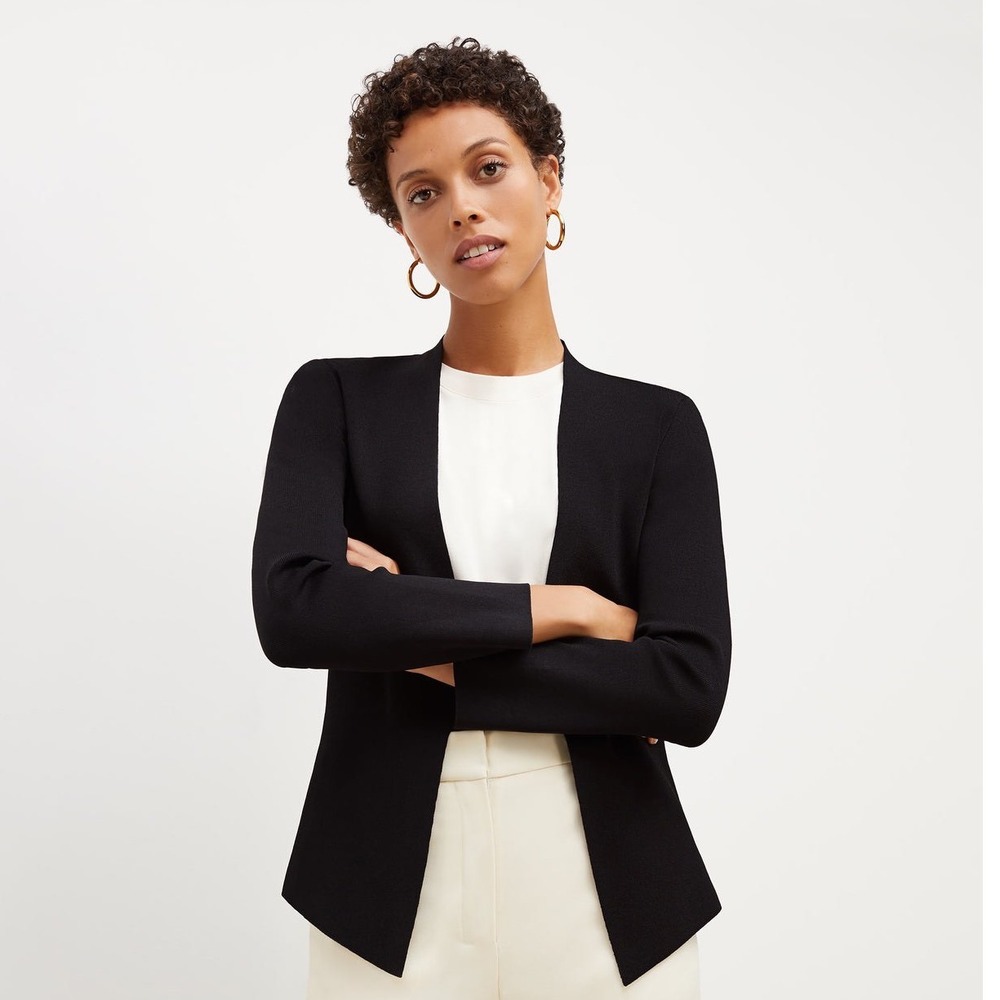 M.M.LaFleur Black Woolf Jardigan Jacket‎ Cardigan XS